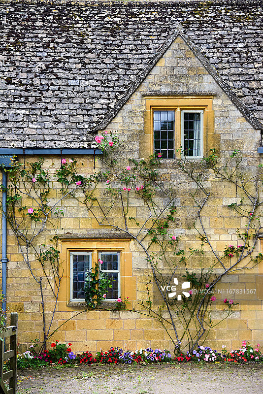 科茨沃尔德乡村小屋图片素材