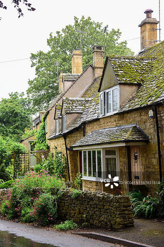 科茨沃尔德乡村小屋图片素材