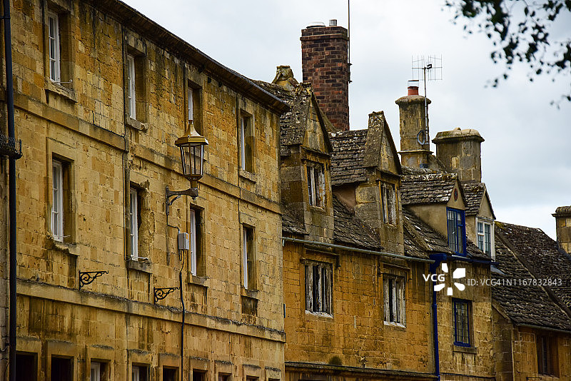 科茨沃尔德的排屋图片素材