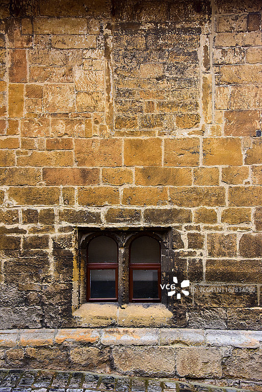 科茨沃尔德小屋的窗户图片素材