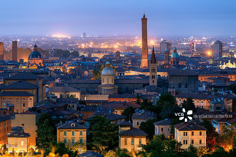 意大利博洛尼亚天际线图片素材