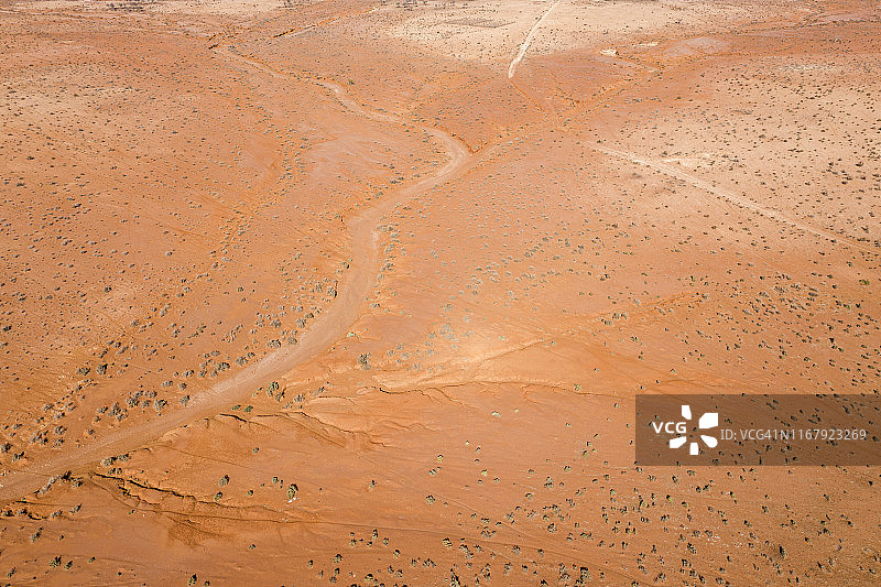 澳大利亚内陆红土地无人机视角图片素材