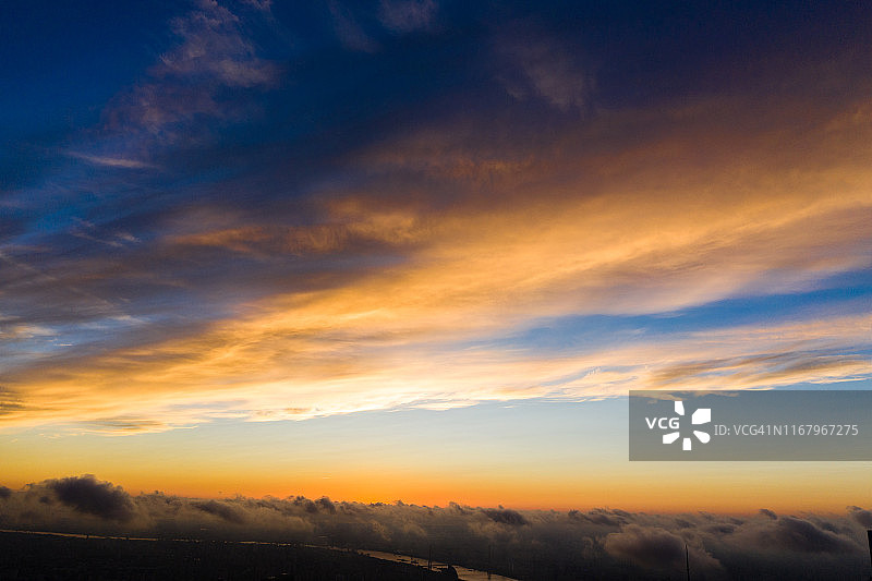 壮丽的天空和云彩图片素材