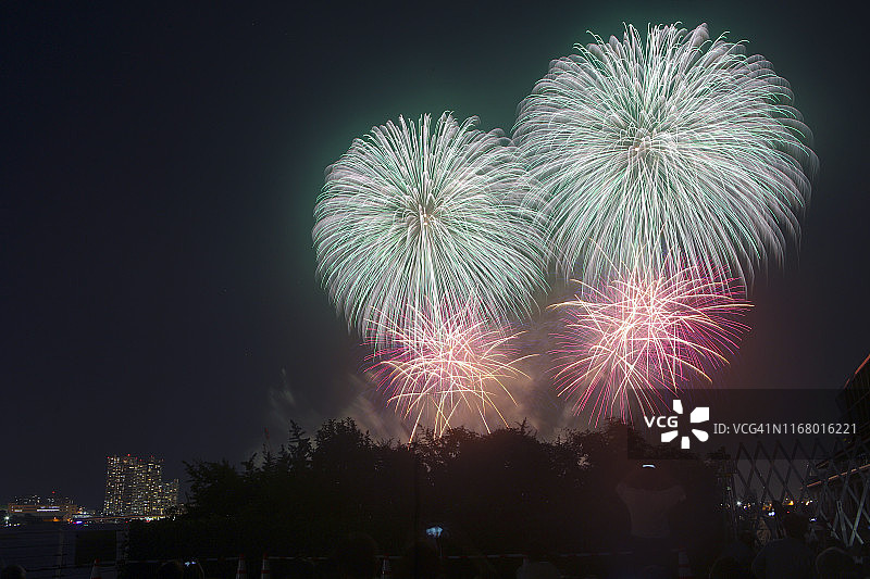 焰火表演图片素材