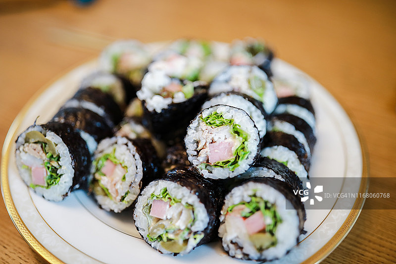 紫菜包饭图片素材