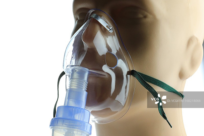 医用压缩机系统吸入器面罩图片素材