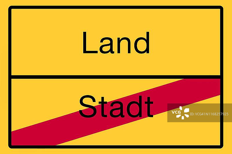 德国地名标志图片素材