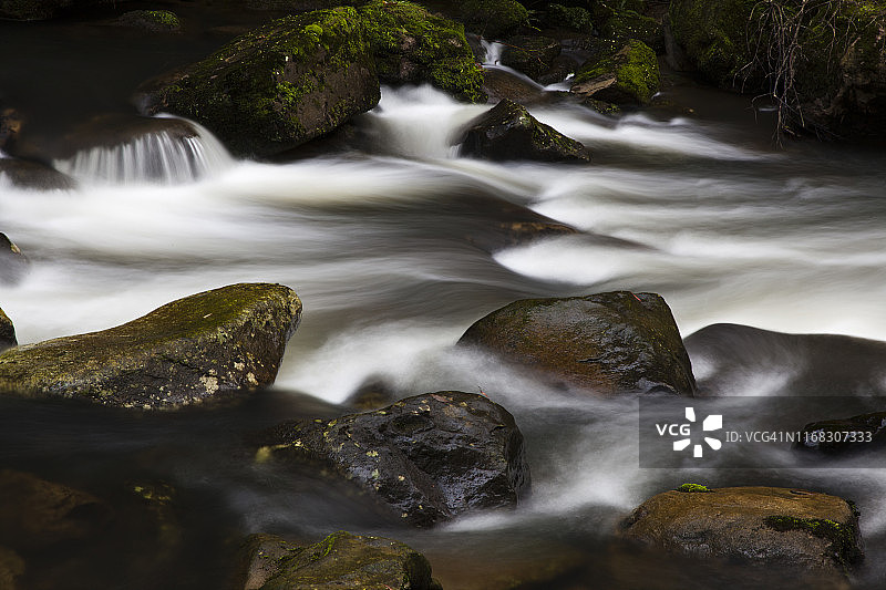 澳大利亚维多利亚州大洋路大奥特威国家公园幻影瀑布的圣乔治河图片素材