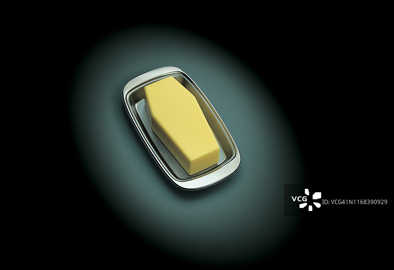 科芬黄油碟图片素材