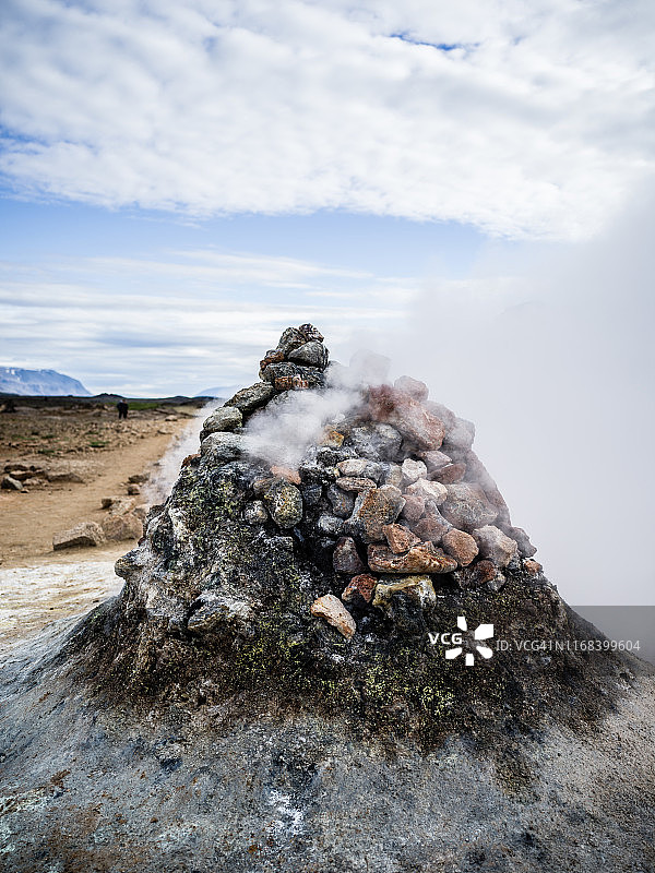 冰岛惠韦里尔地热区图片素材
