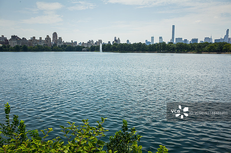 中央公园的杰奎琳·肯尼迪·奥纳西斯水库图片素材