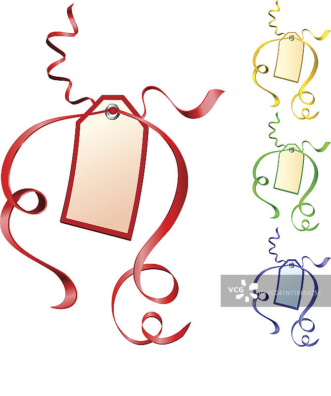 礼品标签图片素材