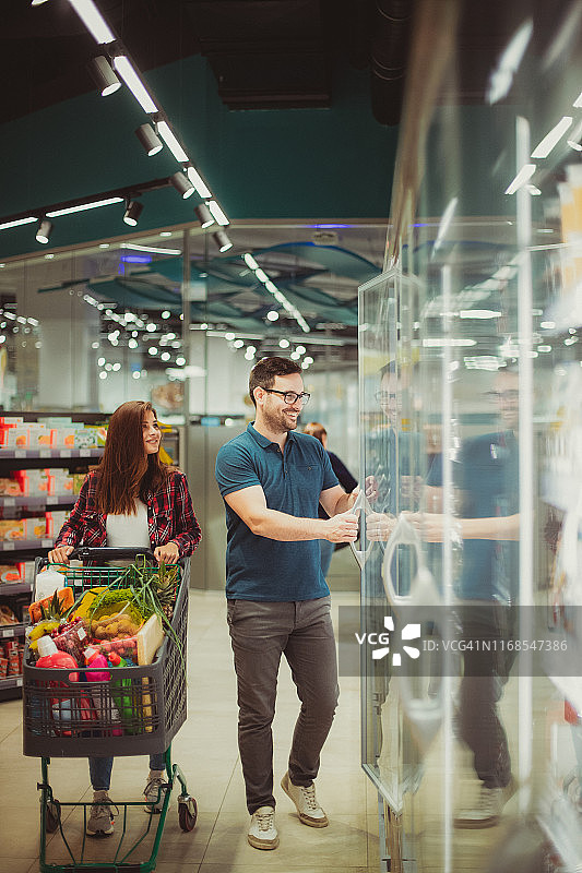 超市购物图片素材