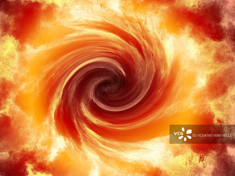 黑色背景上的爆炸和烟火漩涡云图片素材