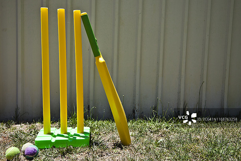 后院的板球运动图片素材