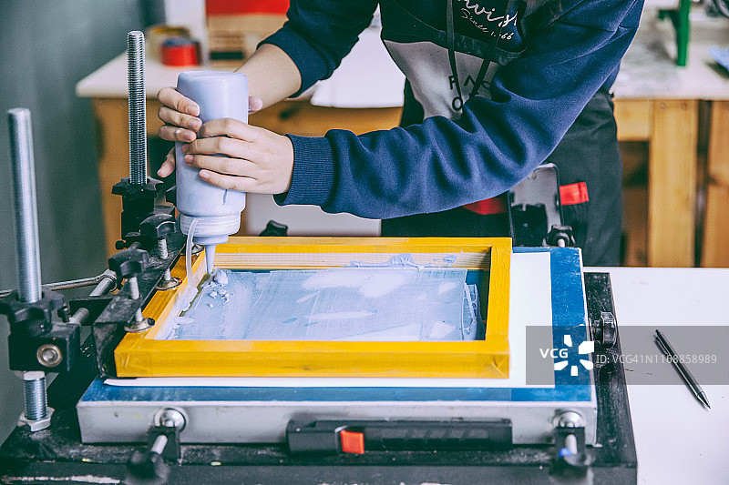 丝网印刷图片素材