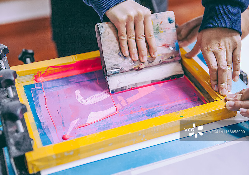 丝网印刷图片素材