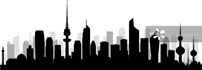 科威特城建筑图片素材