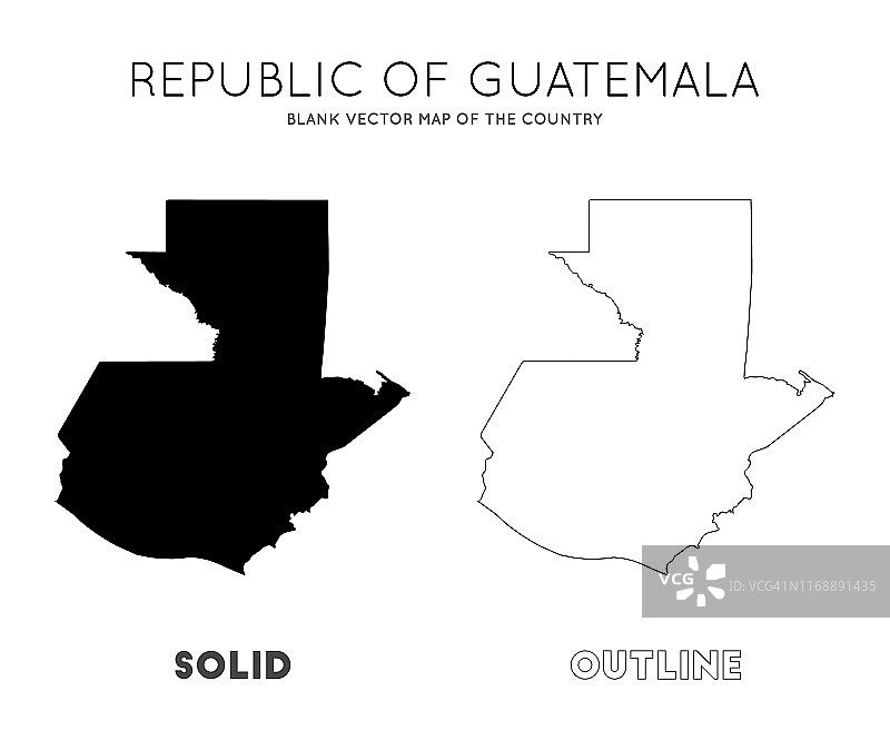 危地马拉地图图片素材