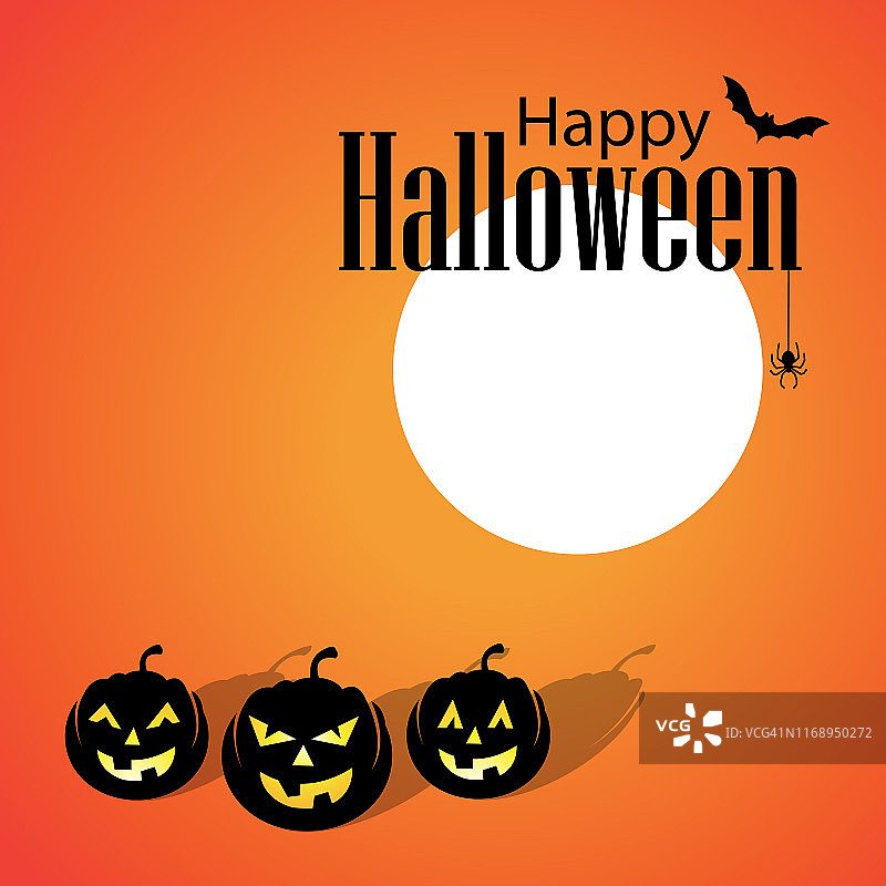 万圣节快乐背景图片素材
