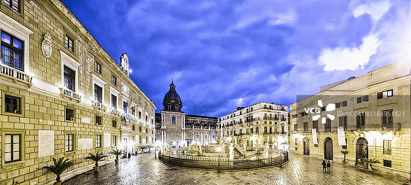 普雷托利亚喷泉风光图片素材