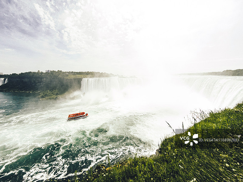 尼亚加拉瀑布马蹄瀑布图片素材