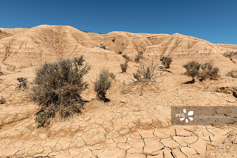 西班牙纳瓦拉巴尔德纳斯雷亚莱斯沙漠图片素材