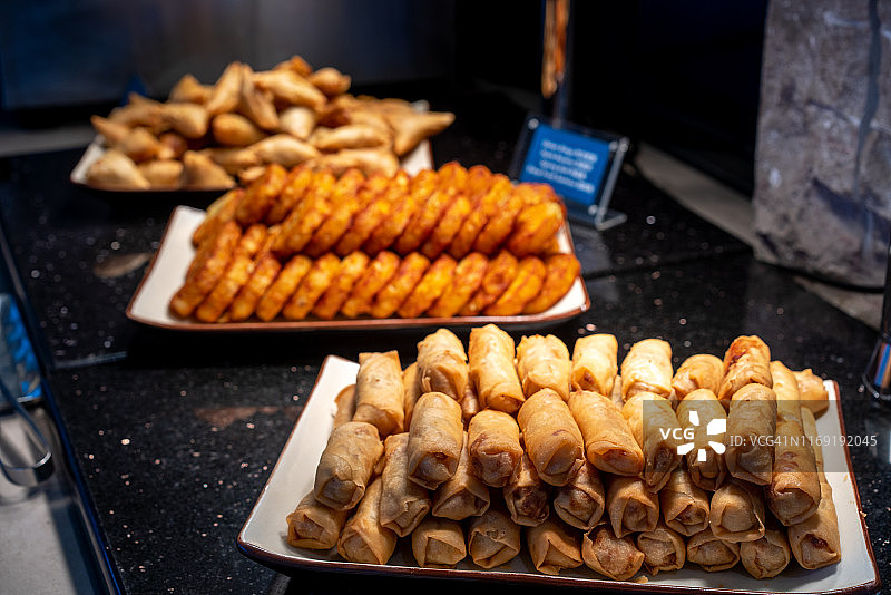 中国传统美食餐边柜图片素材