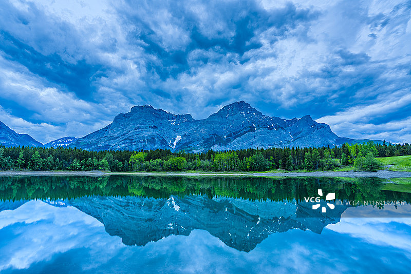 加拿大亚伯达省的Kananaskis省公园图片素材