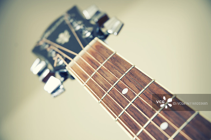 木吉他琴颈图片素材