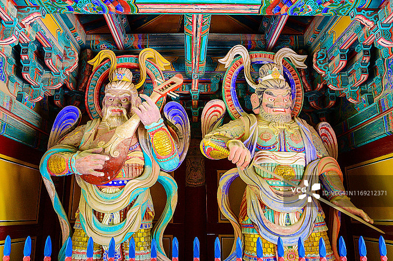 韩国庆州佛国寺守护神图片素材