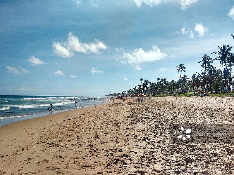 巴西巴伊亚州萨尔瓦多伊塔普阿海滩图片素材