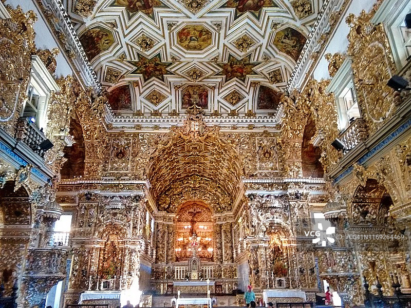 巴西萨尔瓦多圣弗朗西斯科教堂图片素材