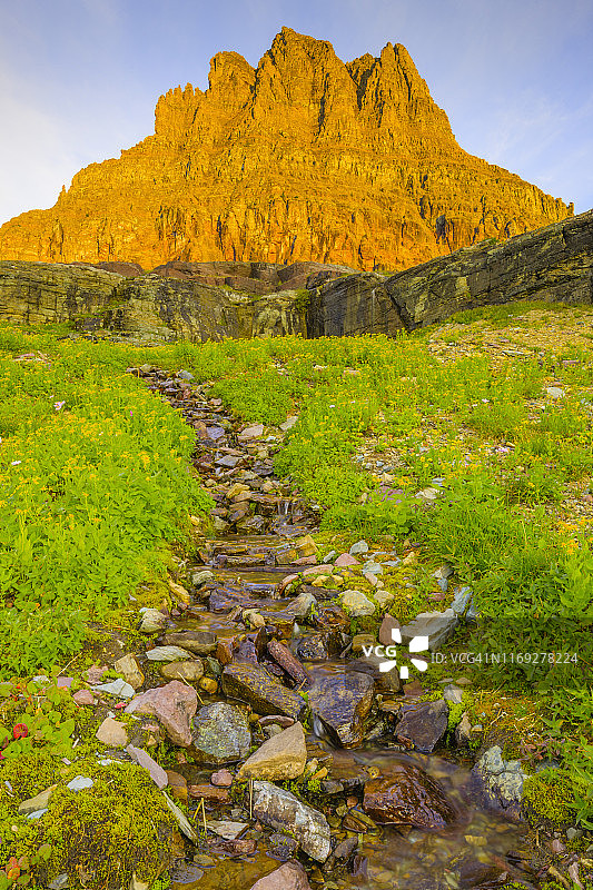 美国蒙大拿州冰川国家公园图片素材