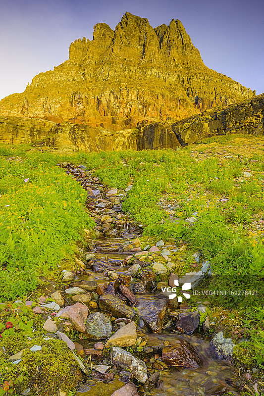美国蒙大拿州冰川国家公园图片素材