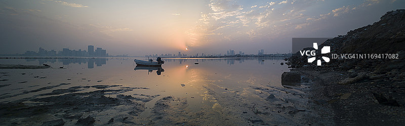 巴林海景全景图片素材