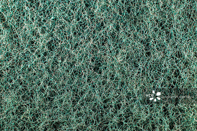 绿色清洁刷的粗糙纹理图片素材