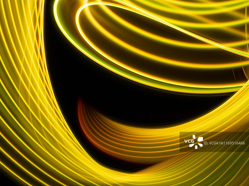 空间中的曲线，虚拟环境图片素材