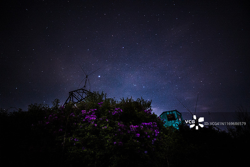 夜空星辰图片素材