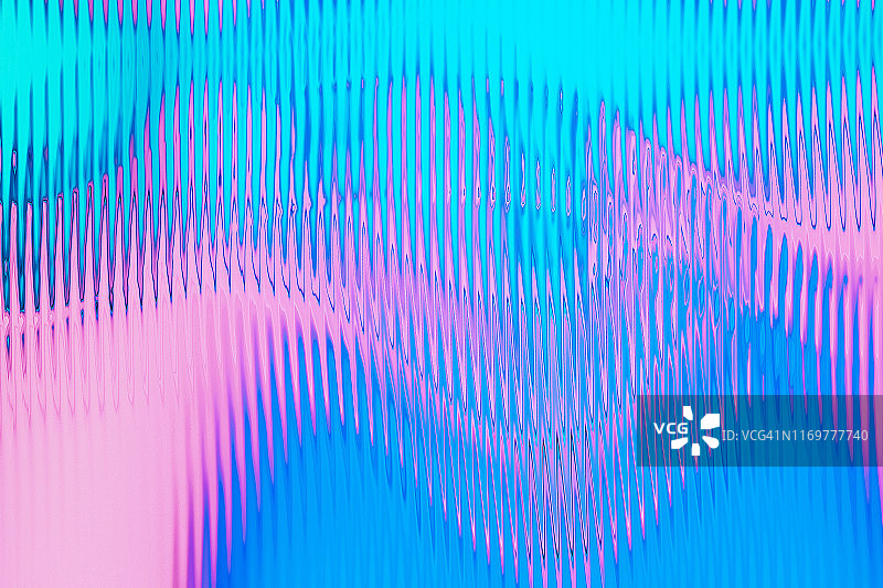 蓝粉色线条扭曲故障背景图片素材