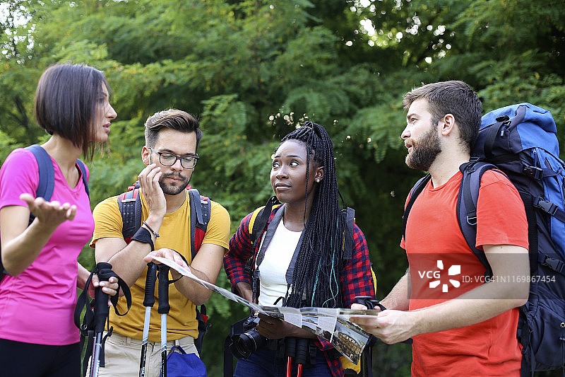 迷路的徒步旅行者图片素材