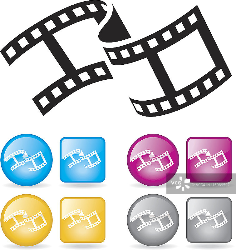 彩色胶片和胶卷图片素材