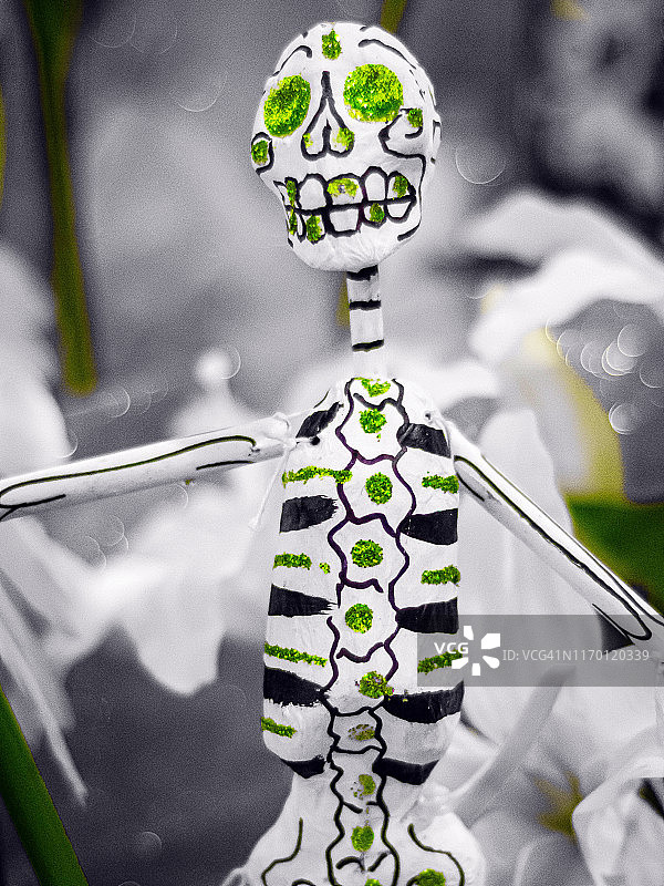 亡灵节塑像图片素材