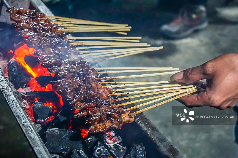 沙爹ayam（印尼鸡肉沙爹）图片素材