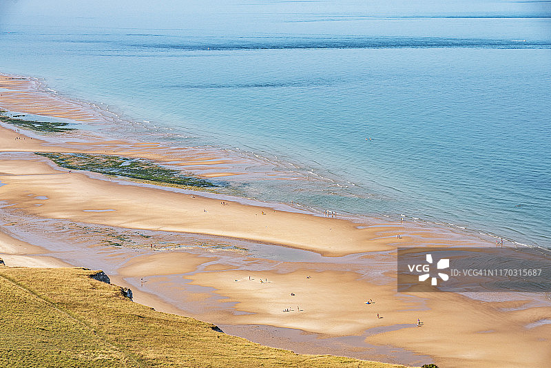 退潮时的沙滩图片素材