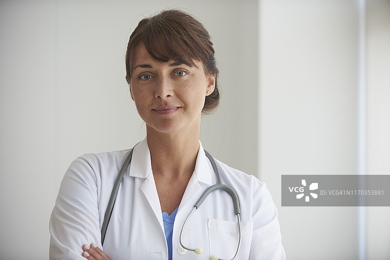女医生肖像图片素材