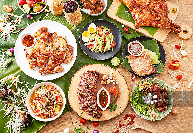广受欢迎的泰国依善美食图片素材