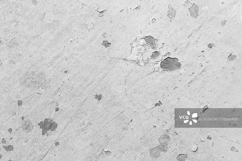 黑白照片中生锈的旧金属板图片素材