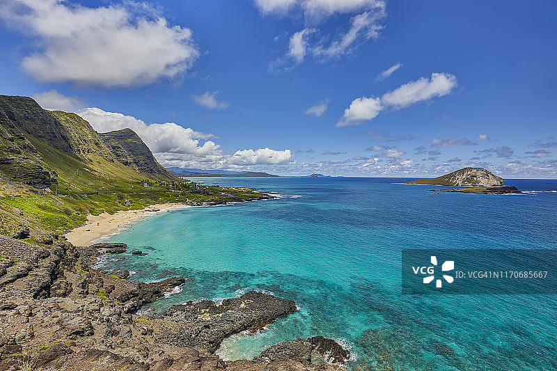 美国夏威夷檀香山瓦胡岛玛卡普吾海滩图片素材