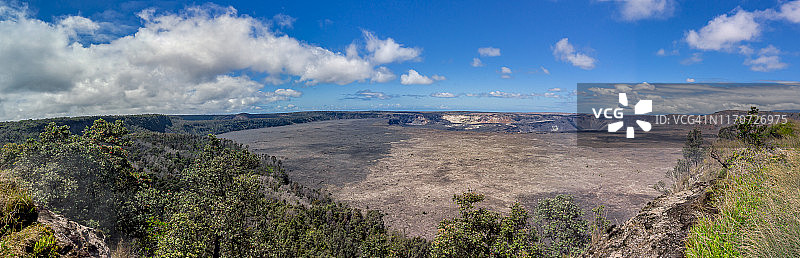美国夏威夷火山国家公园基拉韦厄火山口图片素材